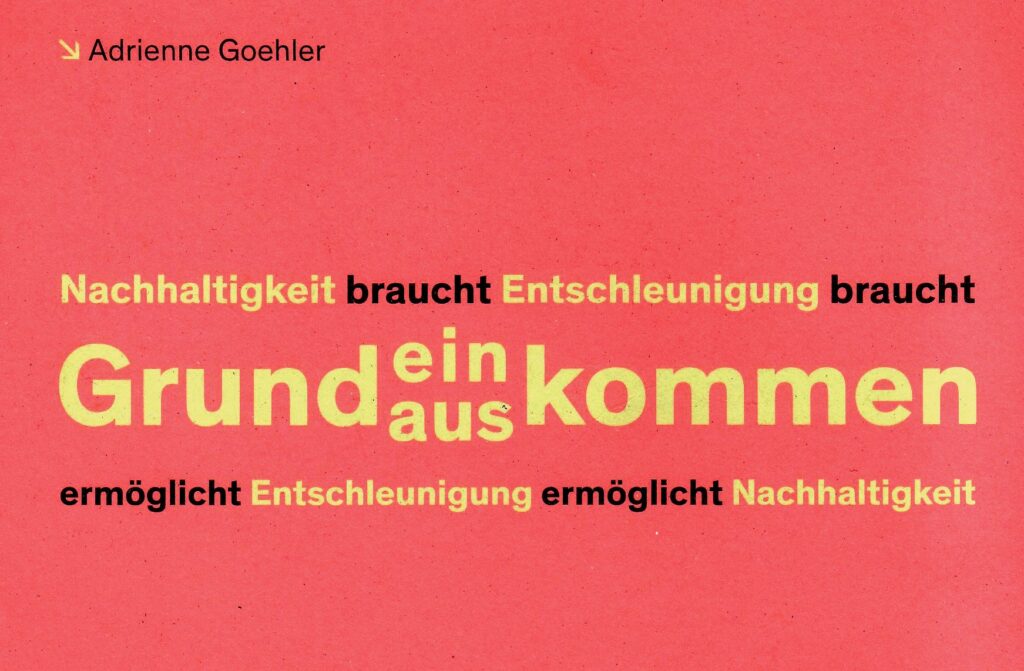 Über die Verknüpfung von Nachhaltigkeit und Grundeinkommen – Lesetippp