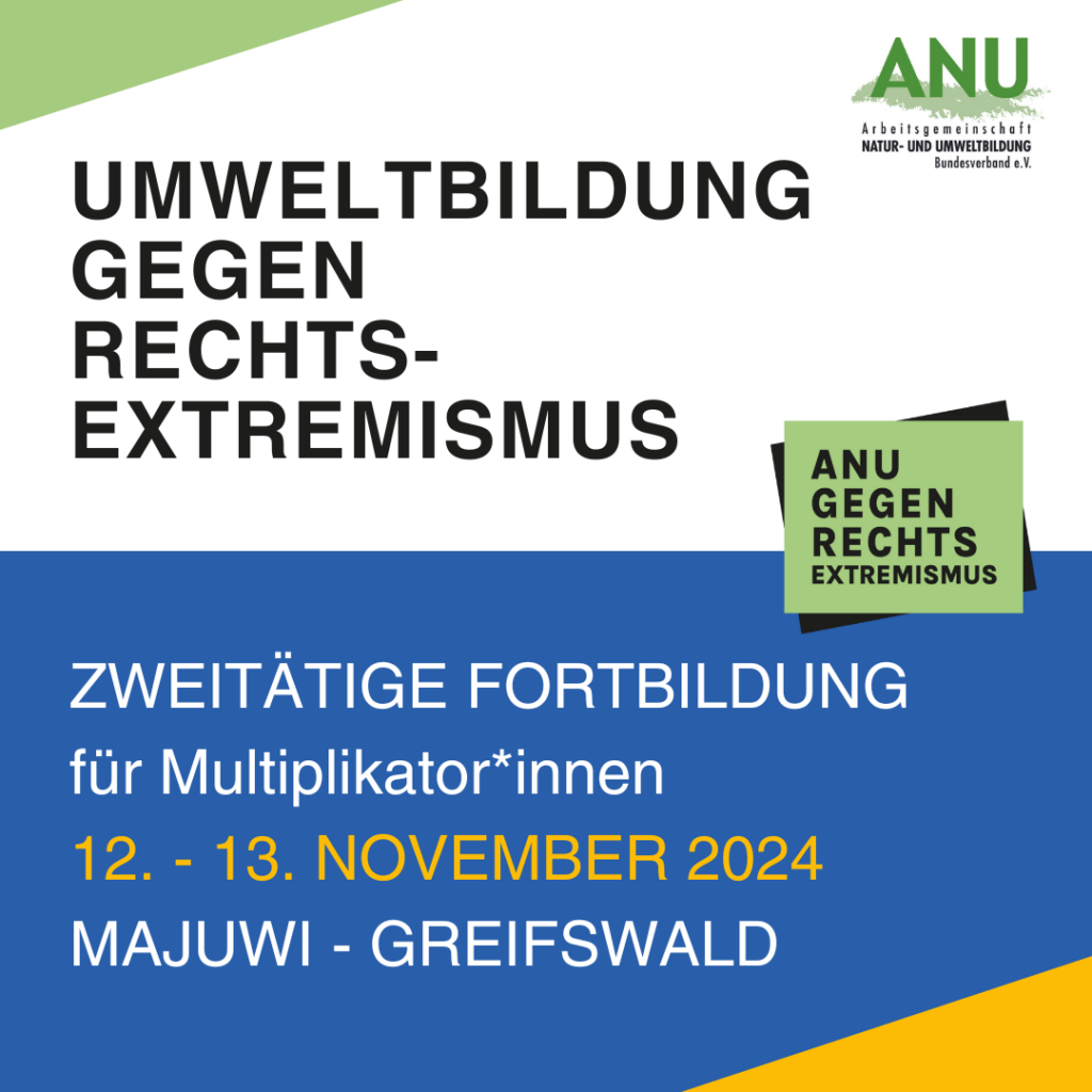 Umweltbildung gegen Rechtsextremismus 12./13.11.2024 Wieck